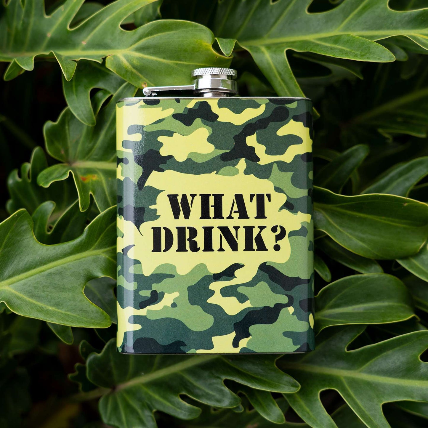 Camo Metal Flask