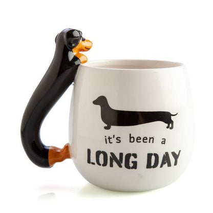 Furever Pets Dachshund 3D Handle Mug