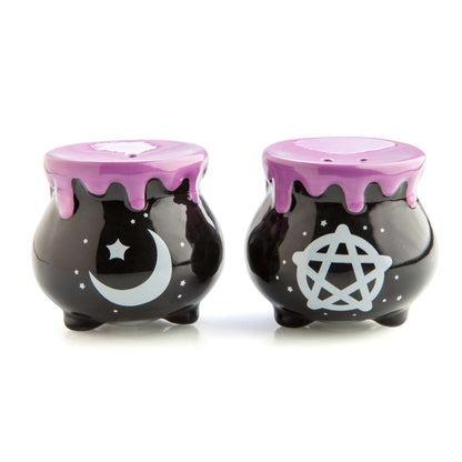 Witches' Brew Cauldron Salt & Pepper Set