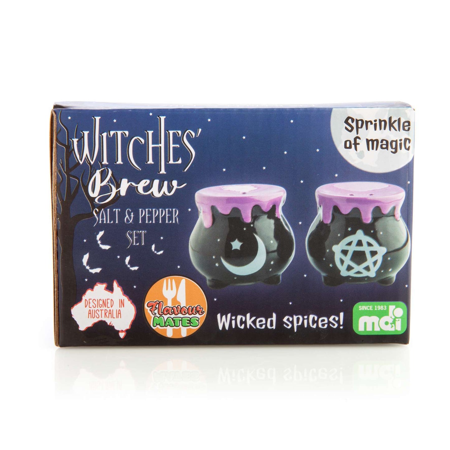 Witches' Brew Cauldron Salt & Pepper Set