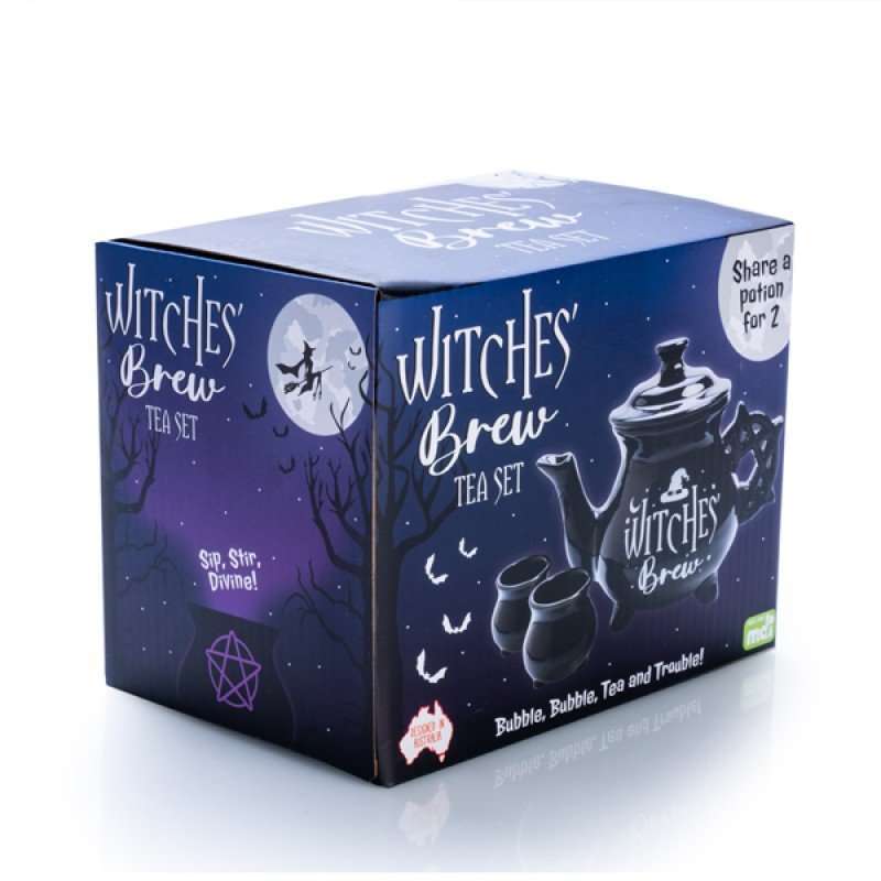 Witches' Brew Cauldron Tea Set