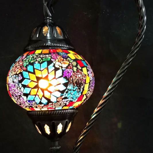 Turkish Mosaic Lamp- Swan Neck Multicolour

Size: 37CM

Our lamps come with full NZ-recognised electrical certification and include an LED bulb.

1st Stop, Marshall's Health Shop, Gift Shop!

SKU: TL117
