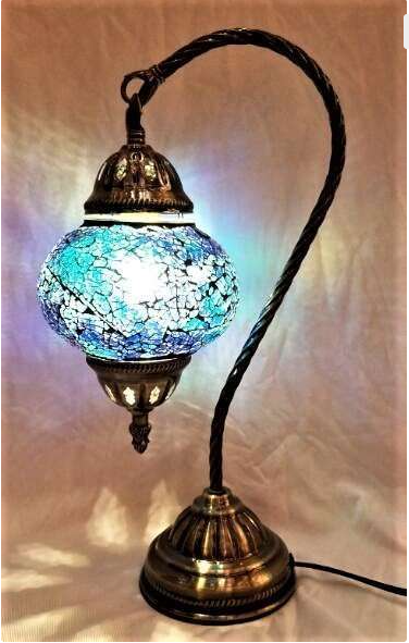 Turkish Mosaic Lamp- Swan Neck TL28