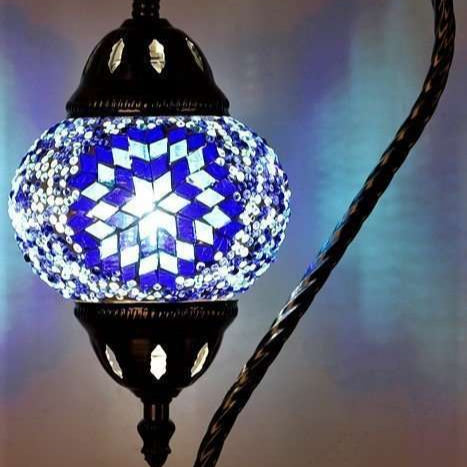 Turkish Mosaic Lamp Swan Neck - TL31