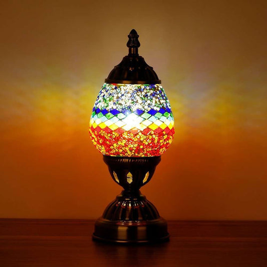Turkish Oval Mosaic Lamp TL66