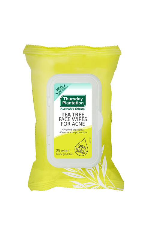 Thursday Plantation Tae Tree Face Wipes for Acne 25pk