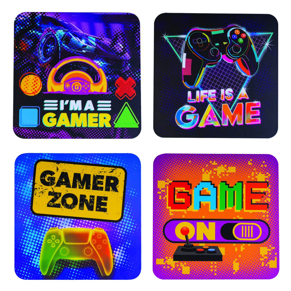 Gamer Coasters Set