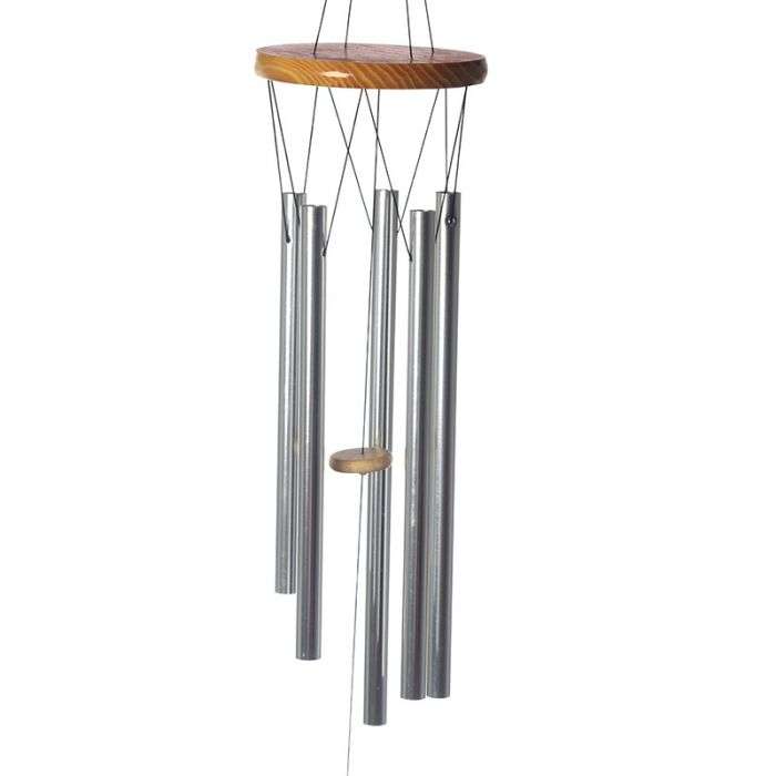 Wooden Wind Chime Metal Tubes 88cm