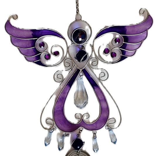 Windchime Suncatcher Purple Angel

Size: 20x18x80CM

1st Stop, Marshall's Health Shop, Gift Shop!

SKU: WC258