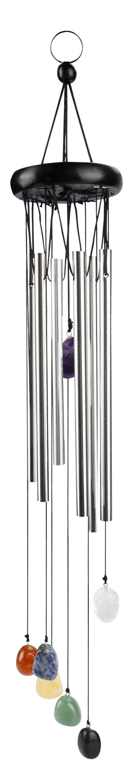 Wind Chime-Chakra Polished Stones WC471