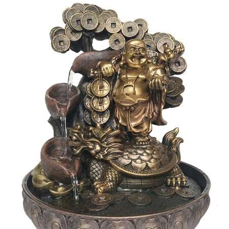 Water Feature Laughing Good Luck Buddha WF47
