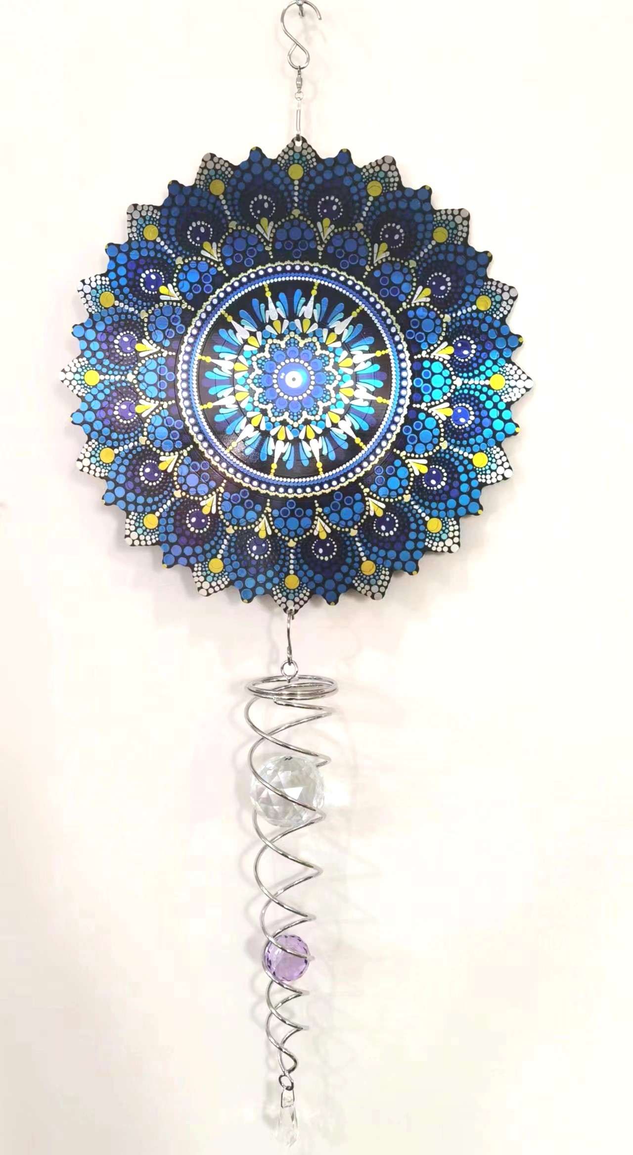 Wind Spinner Blue Mandala (WSP51)