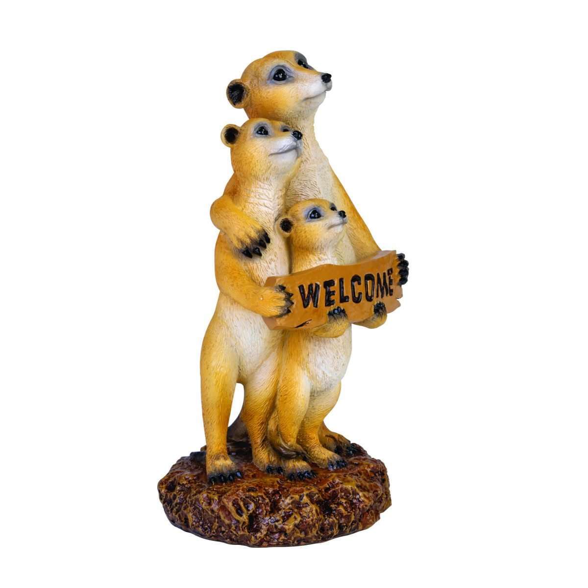 Meerkat Family Welcome Sign