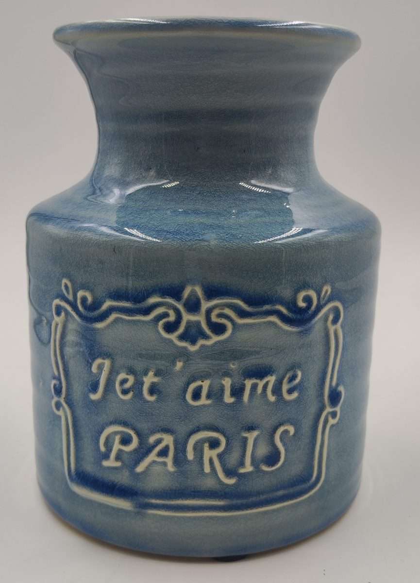 Ceramic Storage Jar Je t'aime Paris