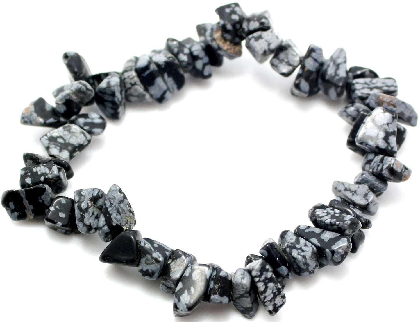 Zodiac Bracelet S-Flake Obsidian Capricorn