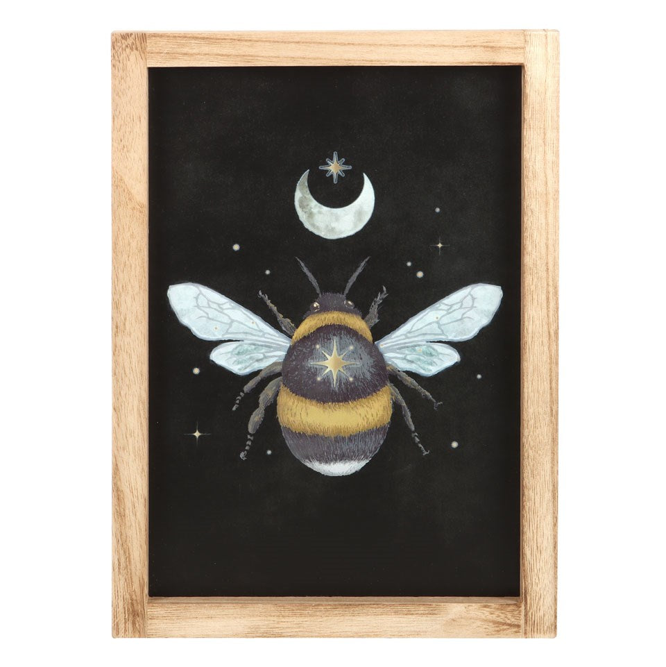 Wall Art Forest Bee Wooden Framed