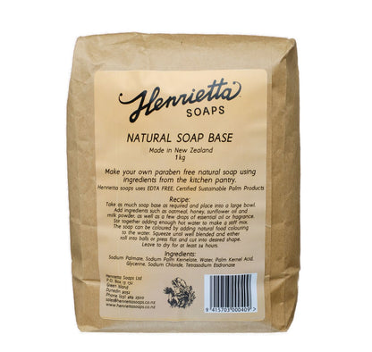 Henrietta Natural Soap Base 1kg