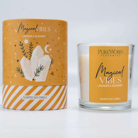 Celestial Magic Candle Magic Vibes Lavender & Rosemary