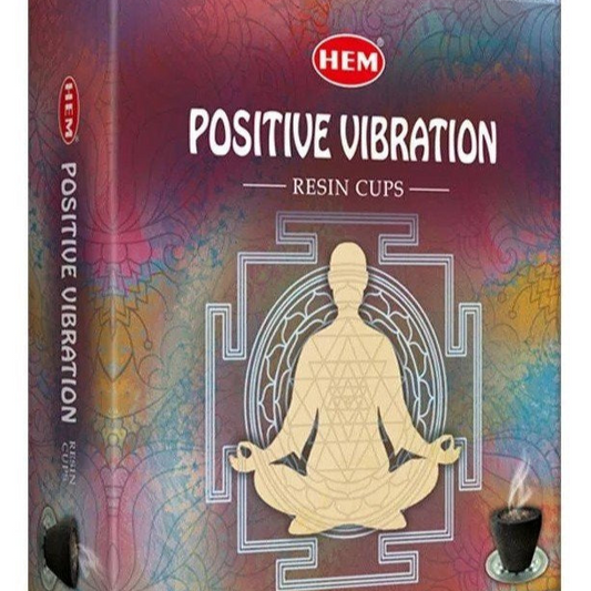 HEM Positive Vibes Resin Cup Dhoop