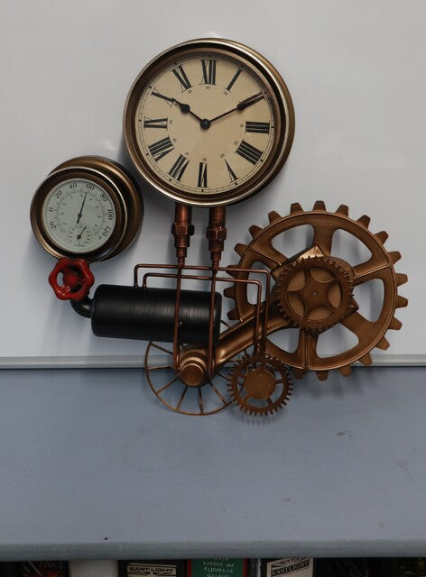 Clock Industrial Look (P8606)