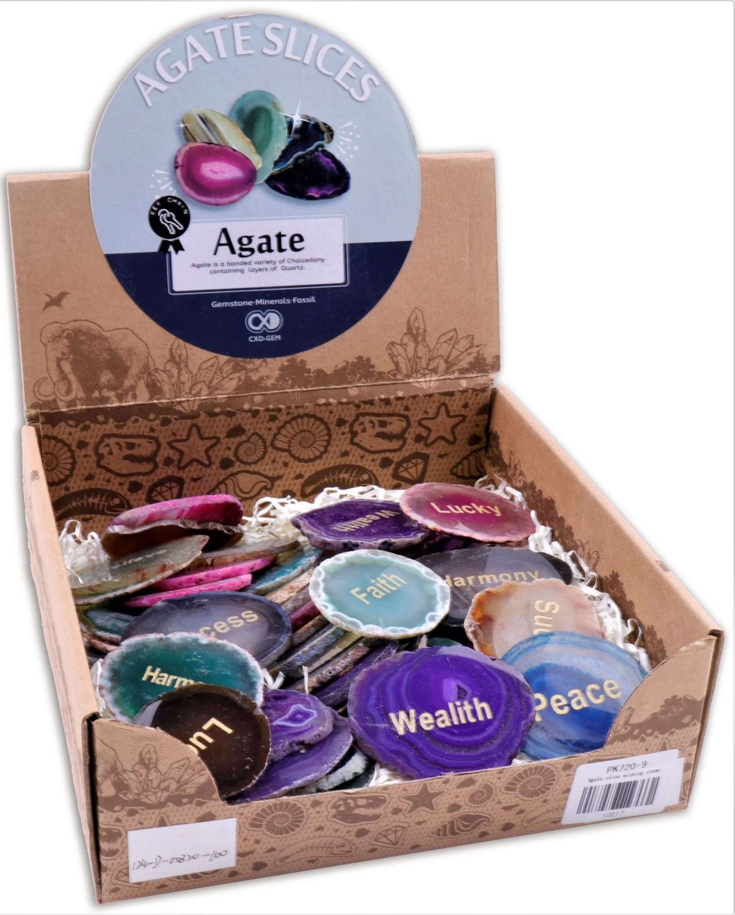 Agate Slice Wishing Stone - MarshallsHealthShop