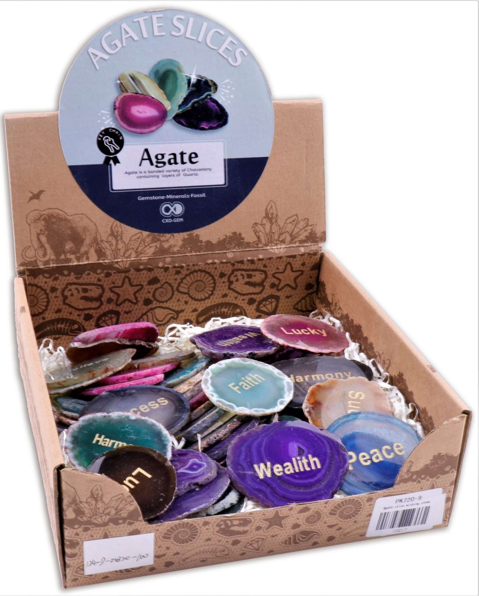 Agate Slice Wishing Stone - MarshallsHealthShop
