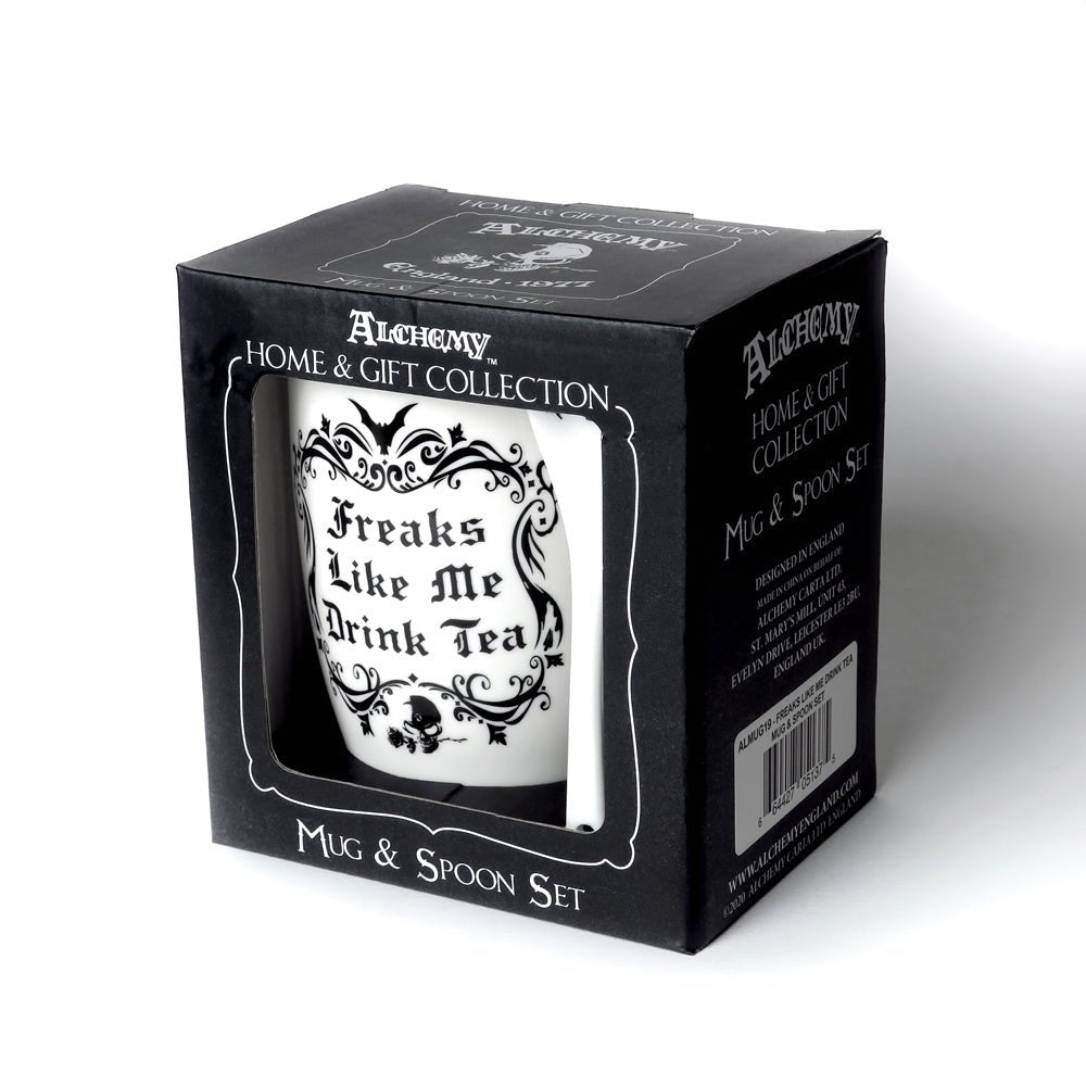 Alchemy Fine Bone China Freaks Like Me Drink Tea - MarshallsHealthShop
