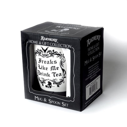 Alchemy Fine Bone China Freaks Like Me Drink Tea - MarshallsHealthShop