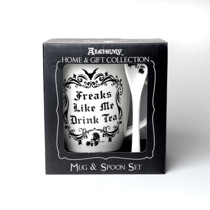 Alchemy Fine Bone China Freaks Like Me Drink Tea - MarshallsHealthShop