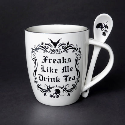 Alchemy Fine Bone China Freaks Like Me Drink Tea - MarshallsHealthShop