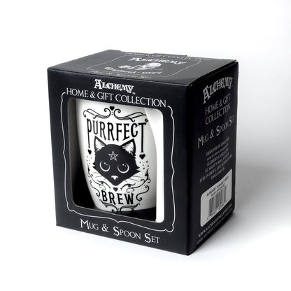 Alchemy Fine Bone China Mug Purrfect Brew - MarshallsHealthShop