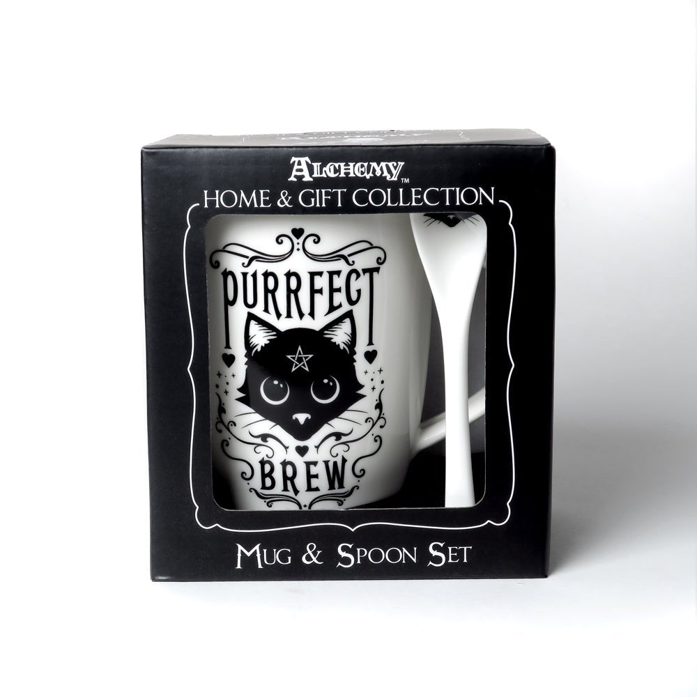 Alchemy Fine Bone China Mug Purrfect Brew - MarshallsHealthShop