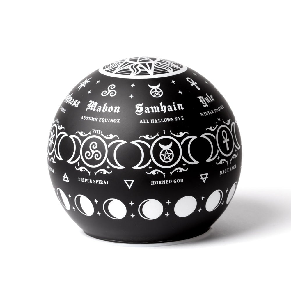 Alchemy Pagan Calendar Globe LED Light - MarshallsHealthShop
