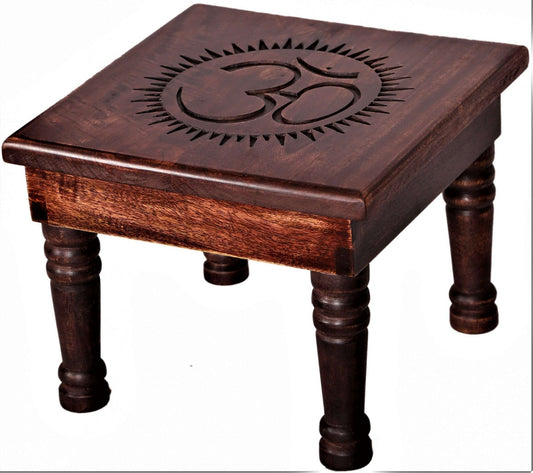 Altar Table Ohm Dark Mango Wood

This handcrafted altar table has an Ohm symbol hand carved into the top. Altar tables are used for; tarot readings, spell work, prayer, memorial, ceremonial work, rituals, stools, etc.

Measuring approximately 35cm x 35cm wide x 30cm high (size may vary slightly due to this item being handcrafted). Made from mango wood. Conveniently flat-packed for economical shipping.

1st Stop, Marshall's Health Shop, Gift Shop!

SKU: OT5