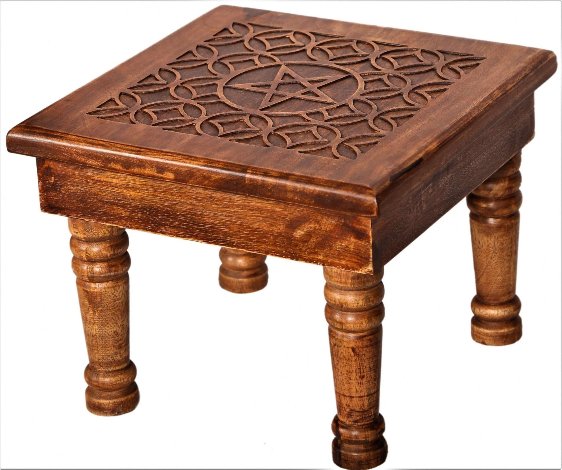 Altar Table Pentacle in Flower of Life - MarshallsHealthShop