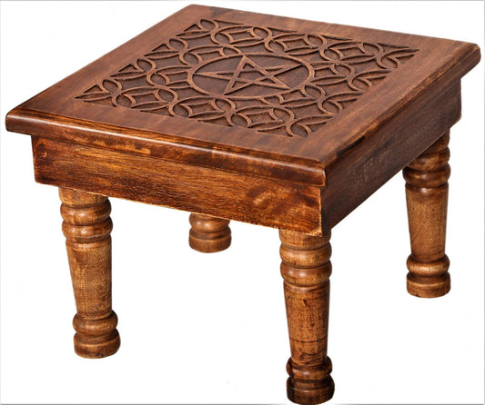 Altar Table Pentacle in Flower of Life - MarshallsHealthShop