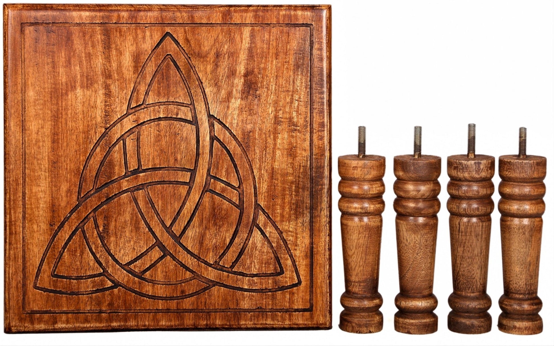 Altar Table Triquetra Light Mango Wood - MarshallsHealthShop