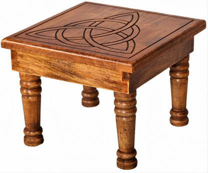 Altar Table Triquetra Light Mango Wood - MarshallsHealthShop