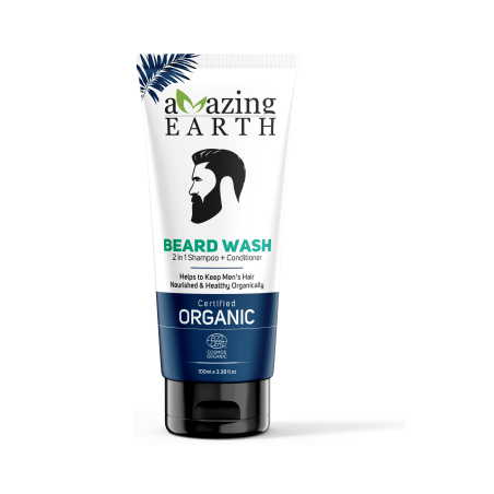 Amazing Earth Beard Wash 100ml - MarshallsHealthShop