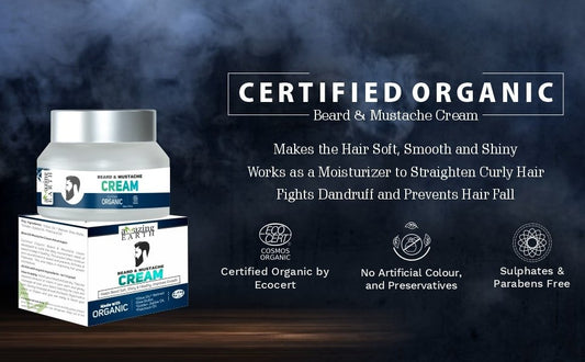 Amazing Earth Beard/Moustache Cream 50g - MarshallsHealthShop