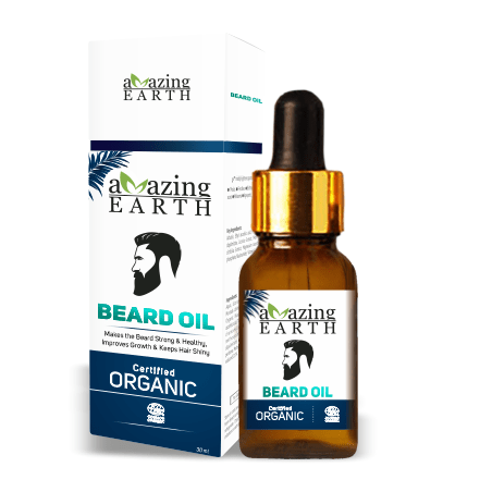 Amazing Earth Beard/Moustache Oil 30ml - MarshallsHealthShop