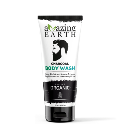 Amazing Earth Charcoal Body Wash 100ml - MarshallsHealthShop