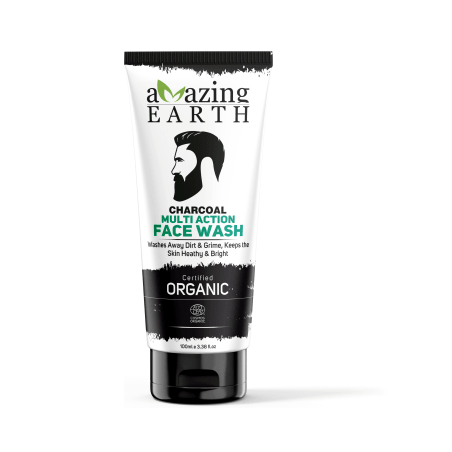 Amazing Earth Charcoal Face Wash 100ml - MarshallsHealthShop