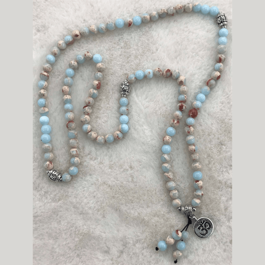 Amazonite Mala Necklace - 108 Beads - 1st Stop Marshall's Health Shop, Gift Shop! - Heath and Natural Therapy New Brighton Christchurch - Naturopath