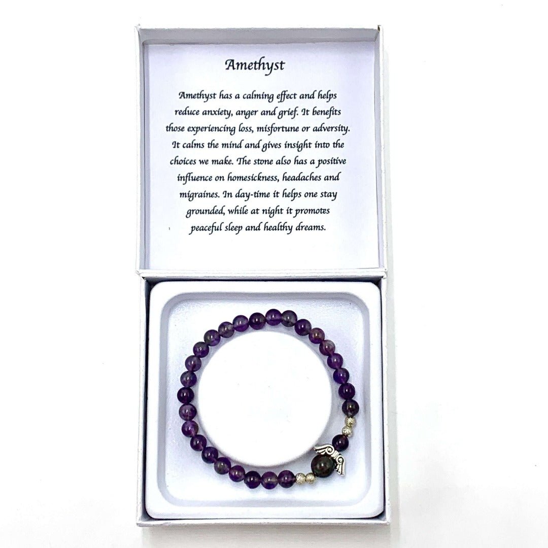 Amethyst Bracelet - 1st Stop Marshall's Health Shop, Gift Shop! - Heath and Natural Therapy New Brighton Christchurch - Naturopath