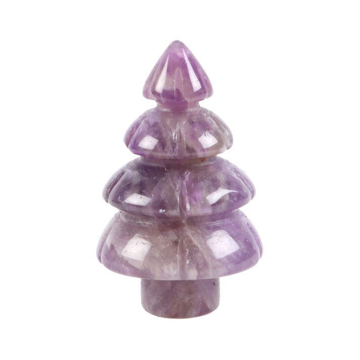 Amethyst Crystal Christmas Tree in a Bag - MarshallsHealthShop