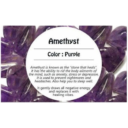 Amethyst Crystal Tree 19cm Neem base - MarshallsHealthShop