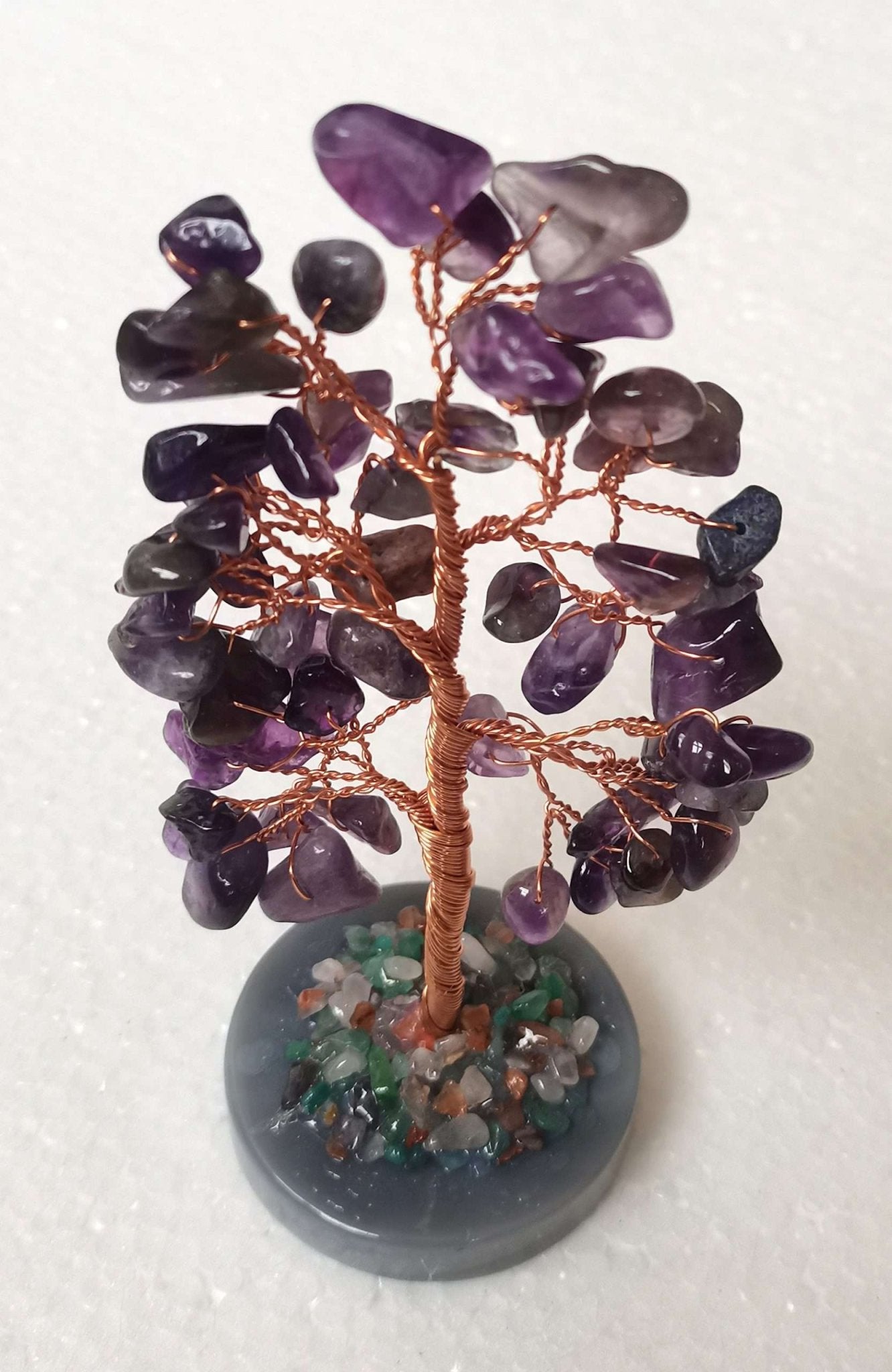 Amethyst Tree Agate Base - MarshallsHealthShop