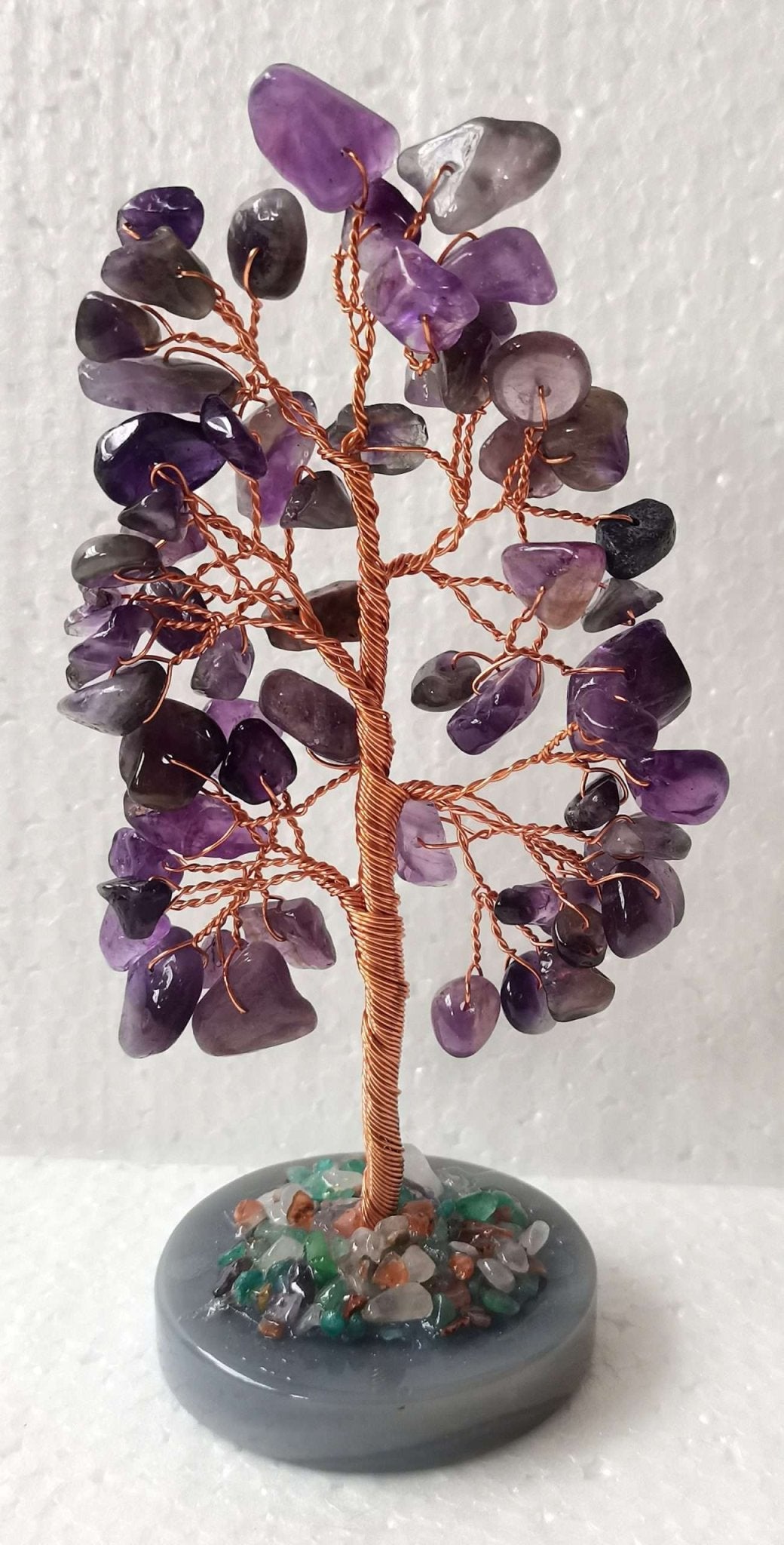 Amethyst Tree Agate Base - MarshallsHealthShop