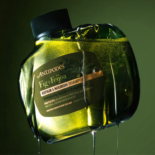 ANTIPODES Peach Freesia Smooth & Hydrate Shampoo 340ml - 1st Stop Marshall's Health Shop, Gift Shop! - Heath and Natural Therapy New Brighton Christchurch - Naturopath